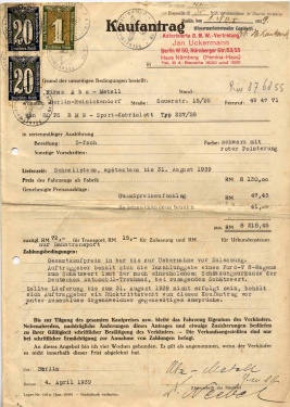 Kaufvertrag BMW