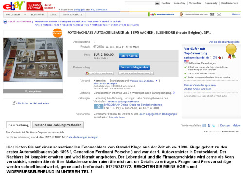 Fotonachlass Oswald Kluge