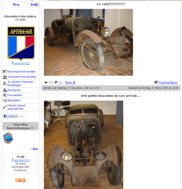 Blog von amilcar1922 - Rénovation d'une Amilcar CS 1922