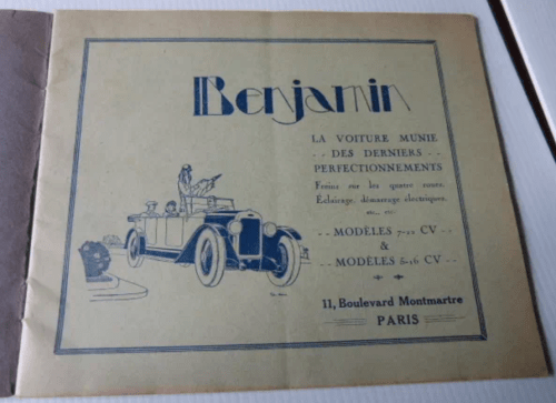 Benjamin Katalog 1927