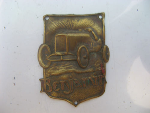 Plakette für Benjamin Motorräder