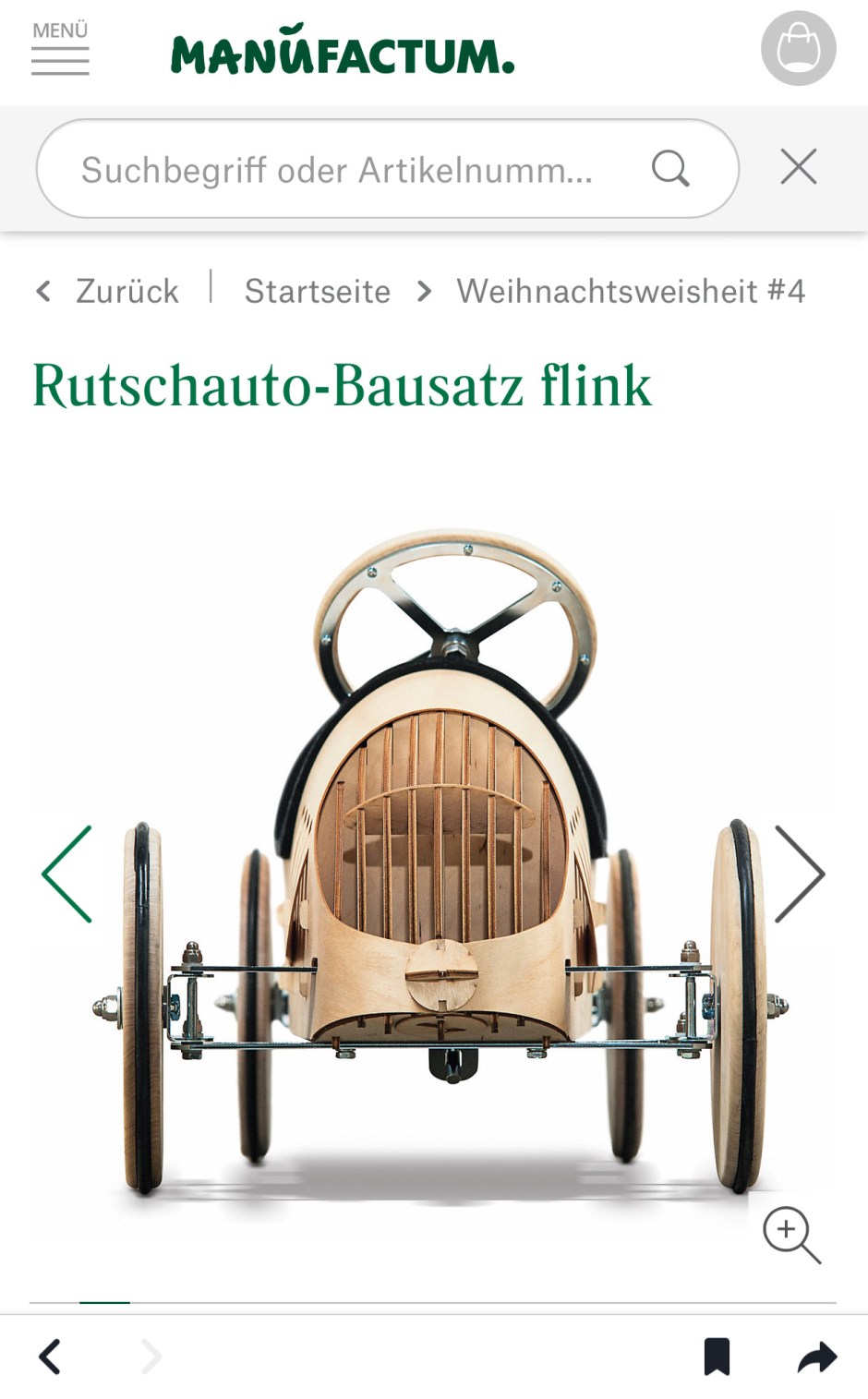 Rutschauto-Bausatz