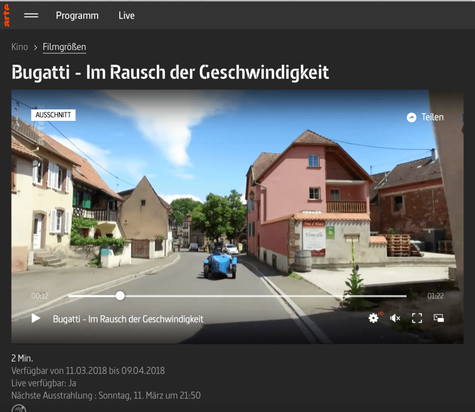 Bugatti - Im Rausch der Geschwindigkeit